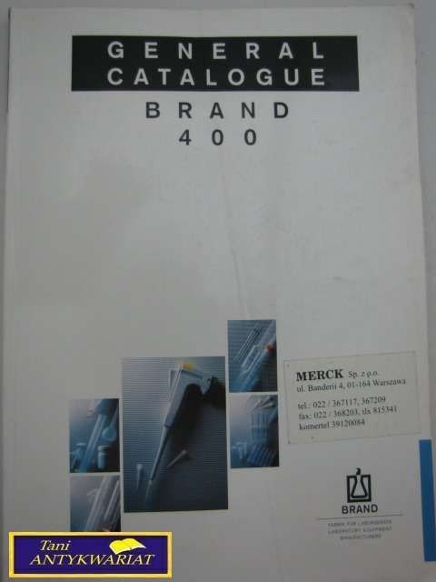 GENERAL CATALOGUE BRAND 400