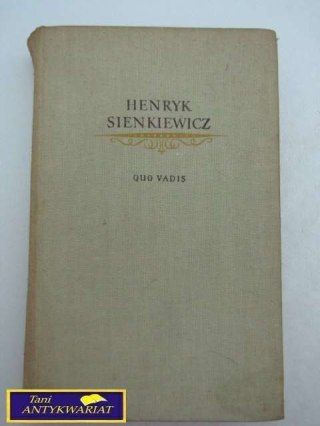 QUO VADIS H. Sienkiewicz