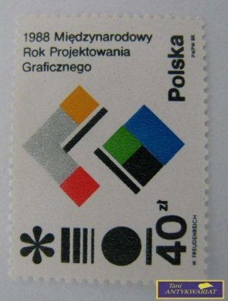 ZNACZEK 1988 Międzynarodowy Rok Projektowania
