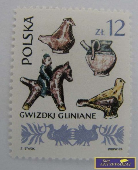 ZNACZEK Gwizdki gliniane