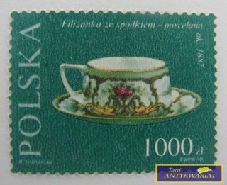 ZNACZEK POCZTOWY FILIŻANKA ZE SPODKIEM- PORCELANA