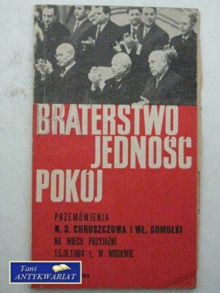 BRATERSTWO JEDNOŚĆ POKÓJ