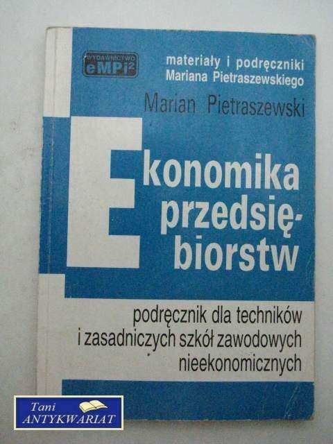 EKONOMIKA PRZEDSIĘBIORSTW