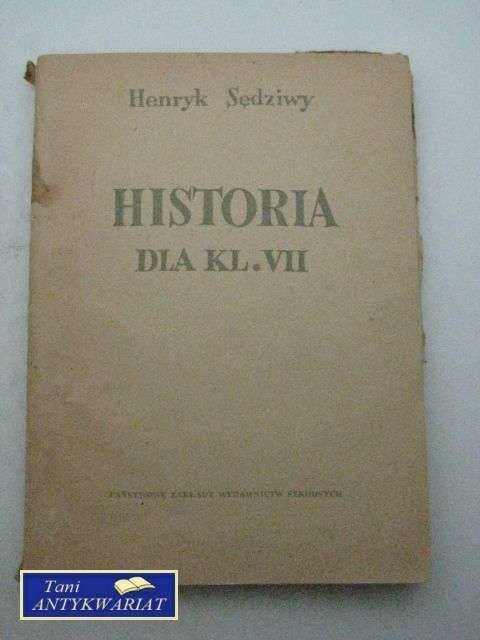 HISTORIA DLA KL. VII
