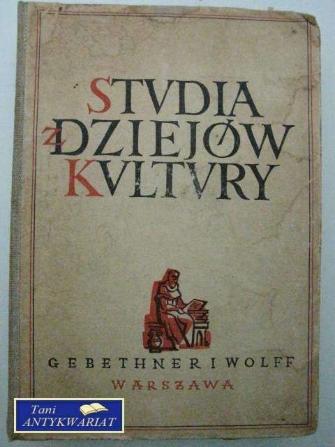 STUDIA Z DZIEJÓW KULTURY