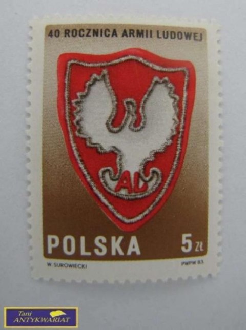 ZNACZEK 40 ROCZNICA ARMII LUDOWEJ