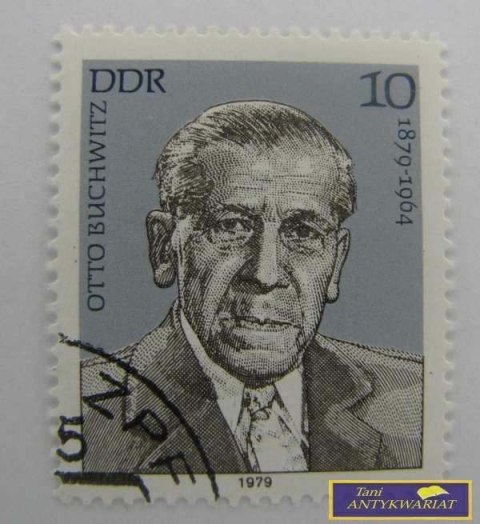 ZNACZEK POCZTOWY - Otto Buchwitz