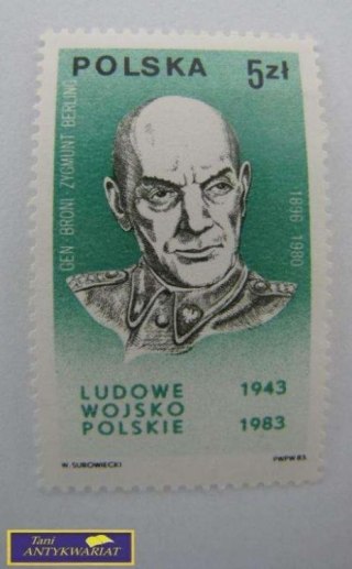 ZNACZEK POCZTOWY-Zygmunt Berling 1896-1980