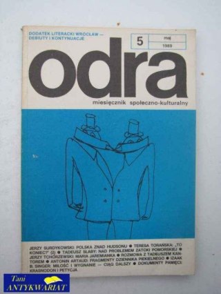 ODRA MIESIĘCZNIK SPOŁECZNO-KULTURALNY