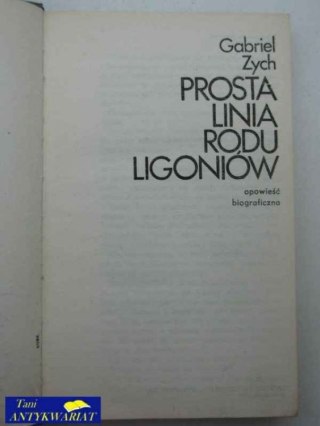 PROSTA LINIA RODU LIGONDÓW
