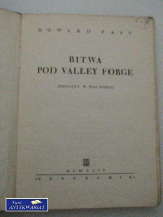 BITWA POD VALLEY FORGE