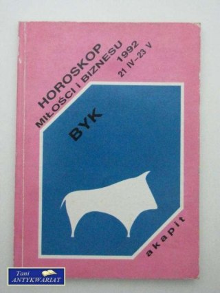 HOROSKOP MIŁOŚCI I BIZNESU - BYK