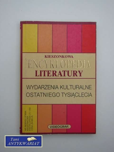 KIESZONKOWA ENCYKLOPEDIA LITERATURY, WYDARZENIA KULTURA