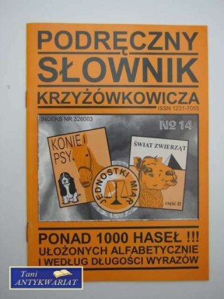 PODRĘCZNY SŁOWNIK KRZYŻÓWKOWICZA 14