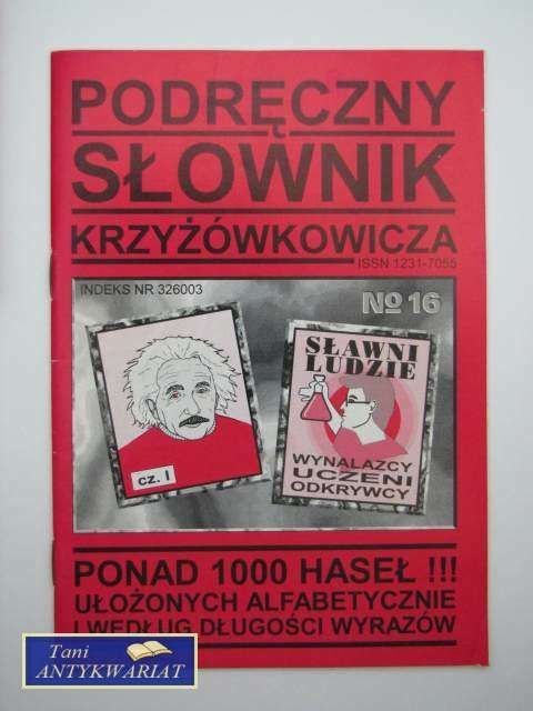 PODRĘCZNY SŁOWNIK KRZYŻÓWKOWICZA 16