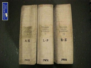 SŁOWNIK JĘZYKA POLSKIEGO 3 TOMY