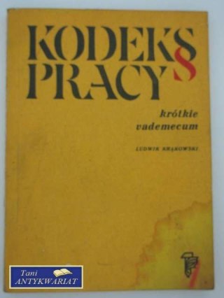KODEKS PRACY - KRÓTKIE VADEMECUM