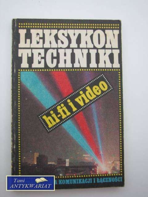 LEKSYKON TECHNIKI HI-FI I VIDEO