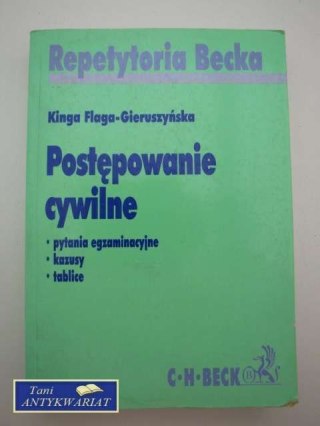 POSTĘPOWANIE CYWILNE -REPETYTORIA BECKA