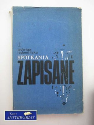 SPOTKANIA ZAPISANE