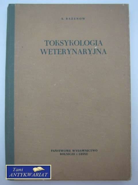 TOKSYKOLOGIA WETERYNARYJNA
