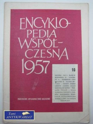 ENCYKLOPEDIA WSPÓŁCZESNA 1957 10