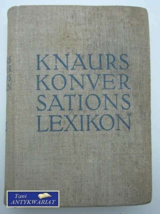 KNAURS KONVERSATIONS LEXIKON A-Z