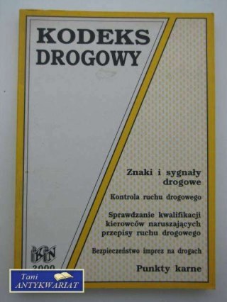 KODEKS DROGOWY