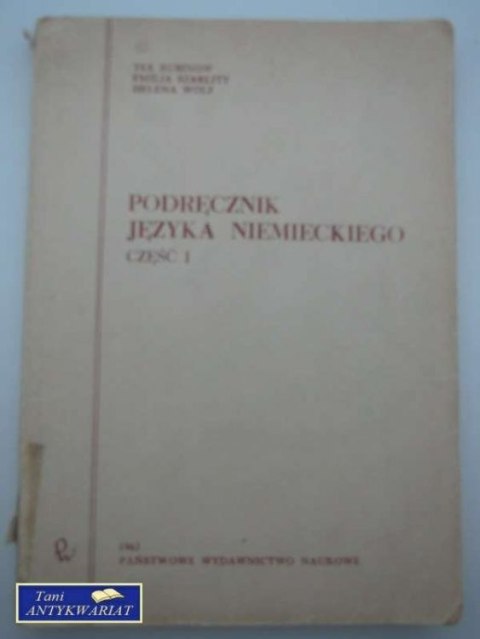 PODRĘCZNIK JĘZYKA NIEMIECKIEGO CZ.I