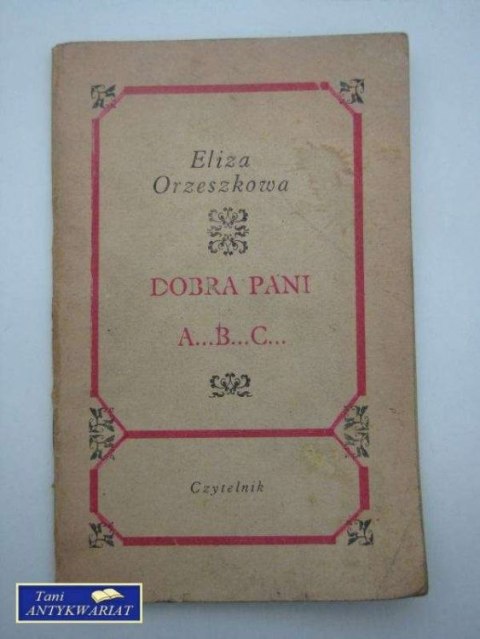 DOBRA PANI/ A...B...C...