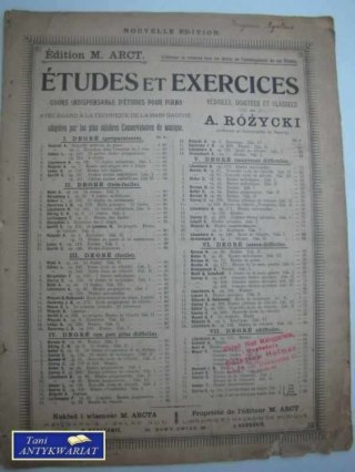 ETUDES ET EXERCICES