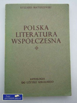 POLSKA LITERATURA WSPÓŁCZESNA