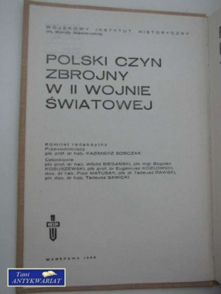 POLSKI CZYN ZBROJNY W II WOJNIE ŚWIATOWEJ/POLSKI RUCH O