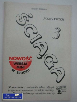 ŚCIĄGA 3 POZYTYWIZM
