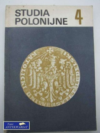 STUDIA POLONIJNE 4
