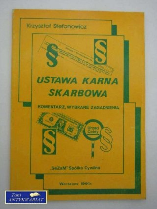 USTAWA KARNA SKARBOWA