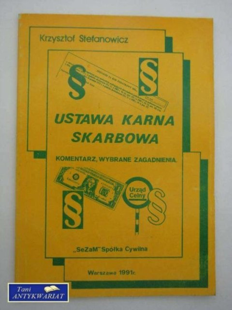 USTAWA KARNA SKARBOWA