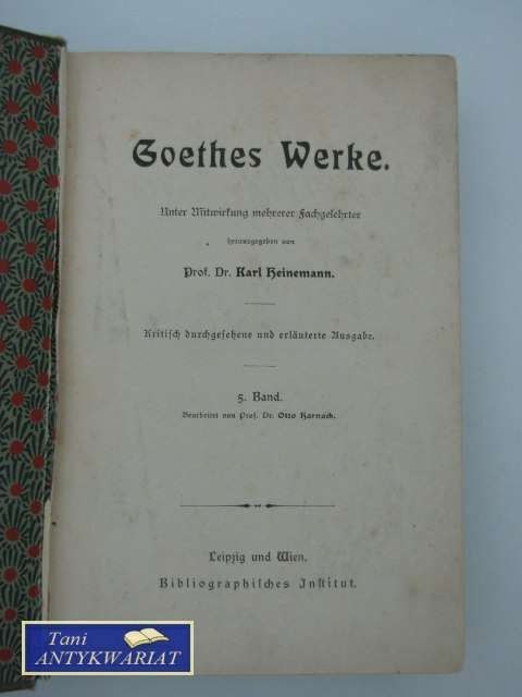 GOETHES WERKE