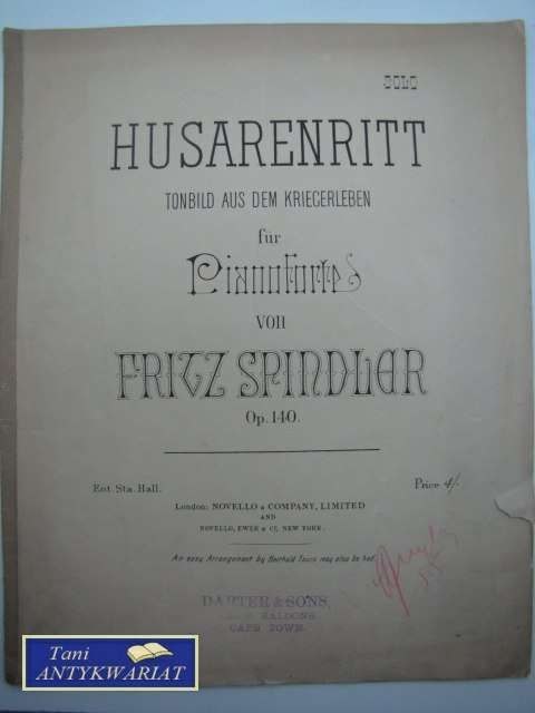 HAUSARENRITT FRITZSPINDLER OP 140