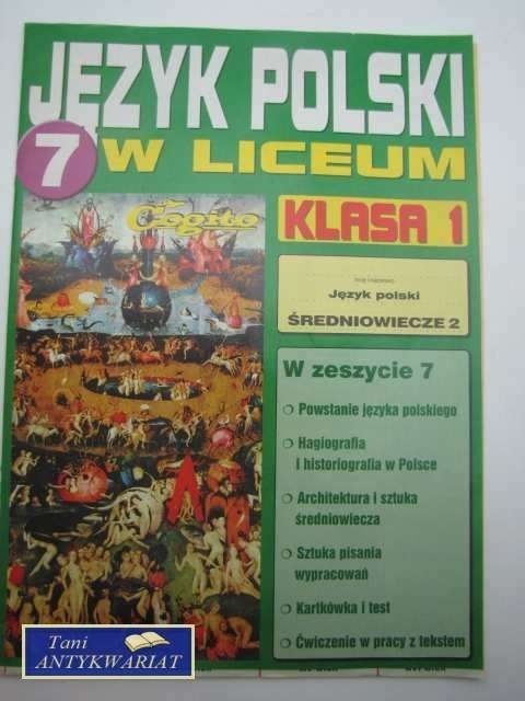 JĘZYK POLSKI W LICEUM 7