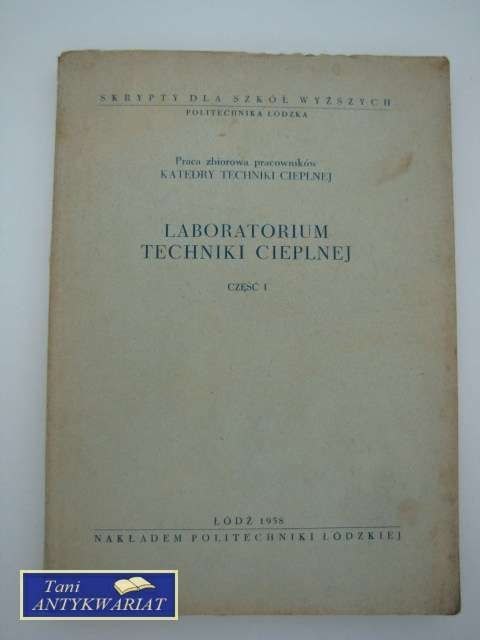 LABORATORIUM TECHNIKI CIEPLNEJ