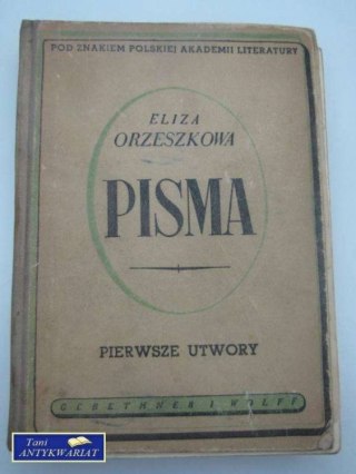 PISMA. PIERWSZE UTWORY