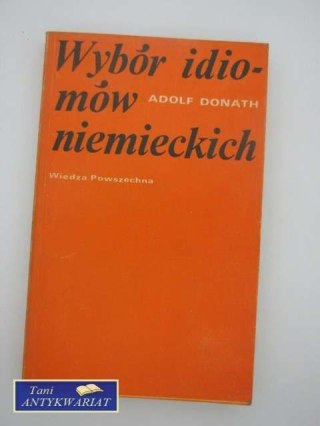 WYBÓR IDIOMÓW NIEMIECKICH