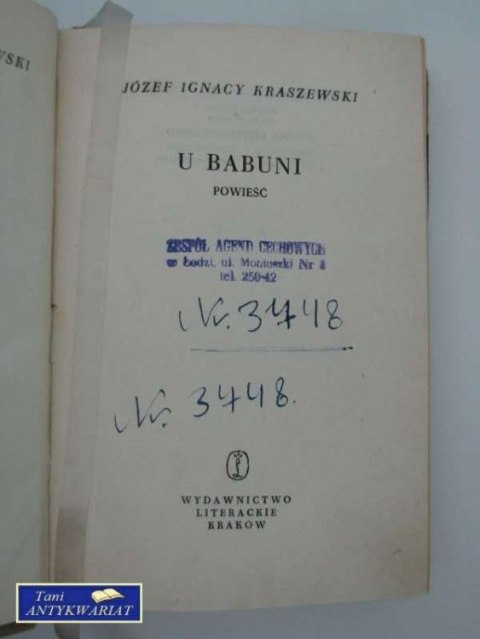 Dzieła; U babuni nr. 3748