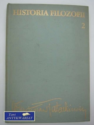 HISTORIA FILOZOFII TOM II Filozofia Nowożytna do r 1830