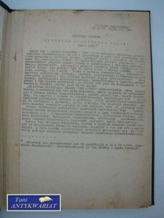 HISTORIA POLITYCZNA POLSKI