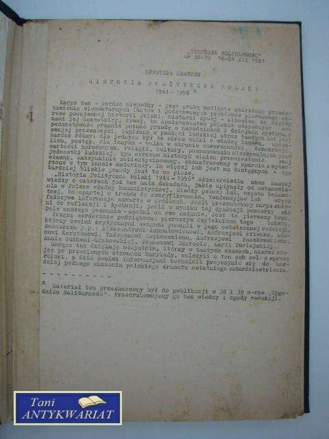 HISTORIA POLITYCZNA POLSKI