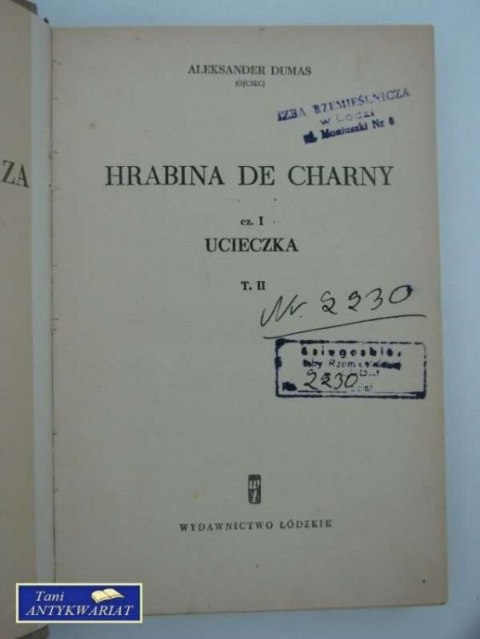 HRABINA DE CHARNY