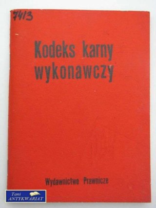 KODEKS KARNY WYKONAWCZY