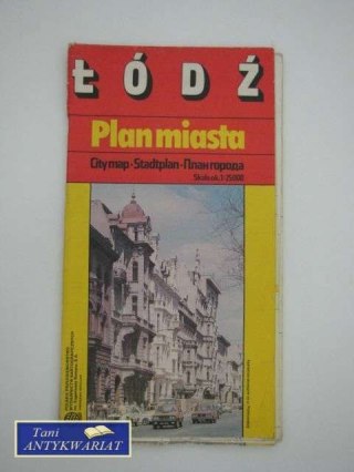 ŁÓDŹ - plan miasta